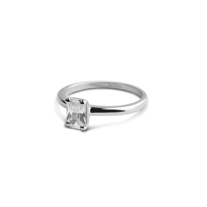 Rectangle Zircon Eternity Ring