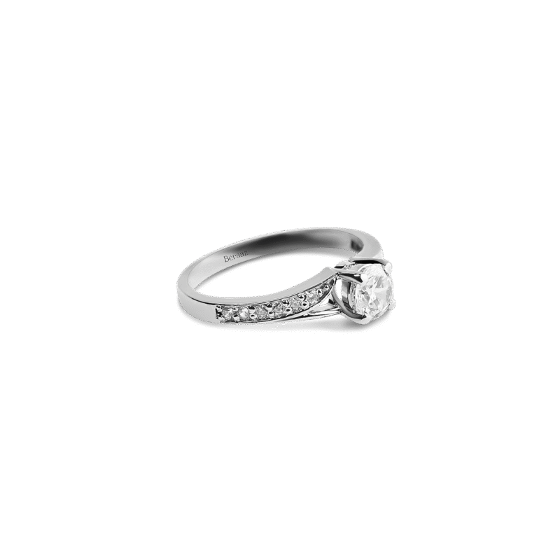 Twist of Shine Zirconia Ring