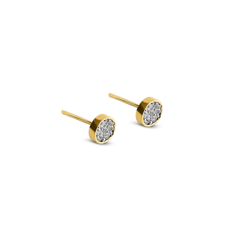 Circle Stud Earrings