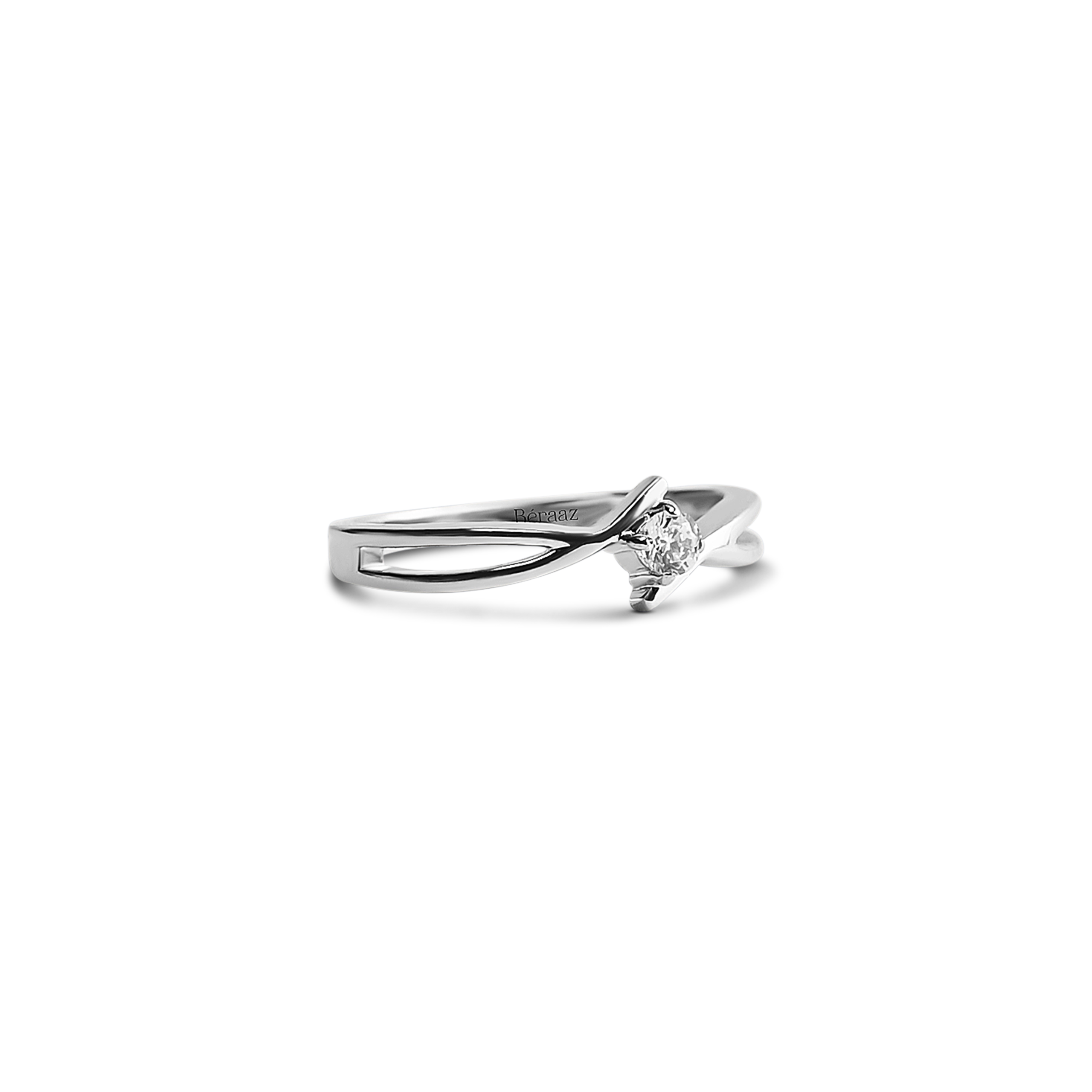 Ladies Solitaire Promise Ring - Image 2