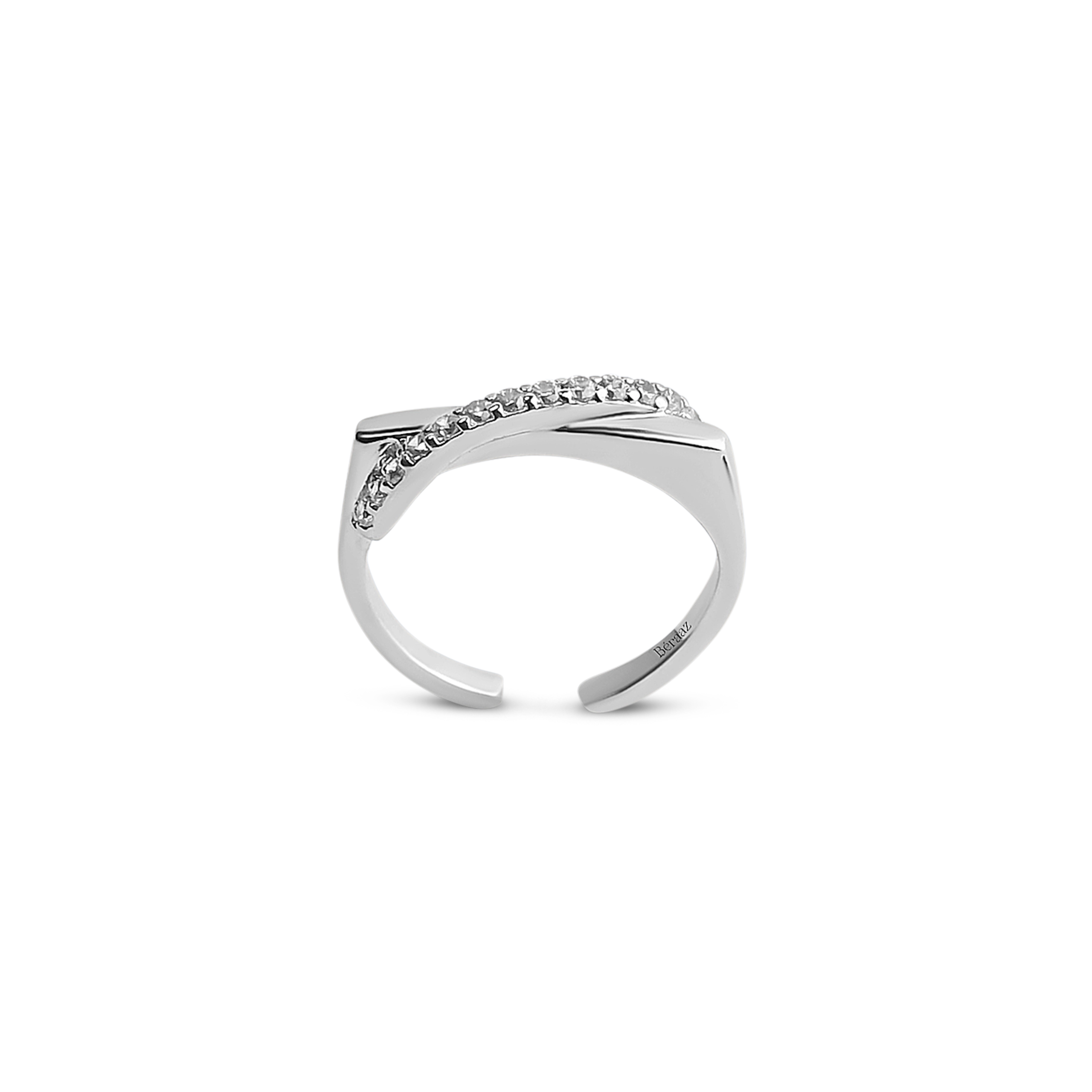 Wave of Light Silver Ring