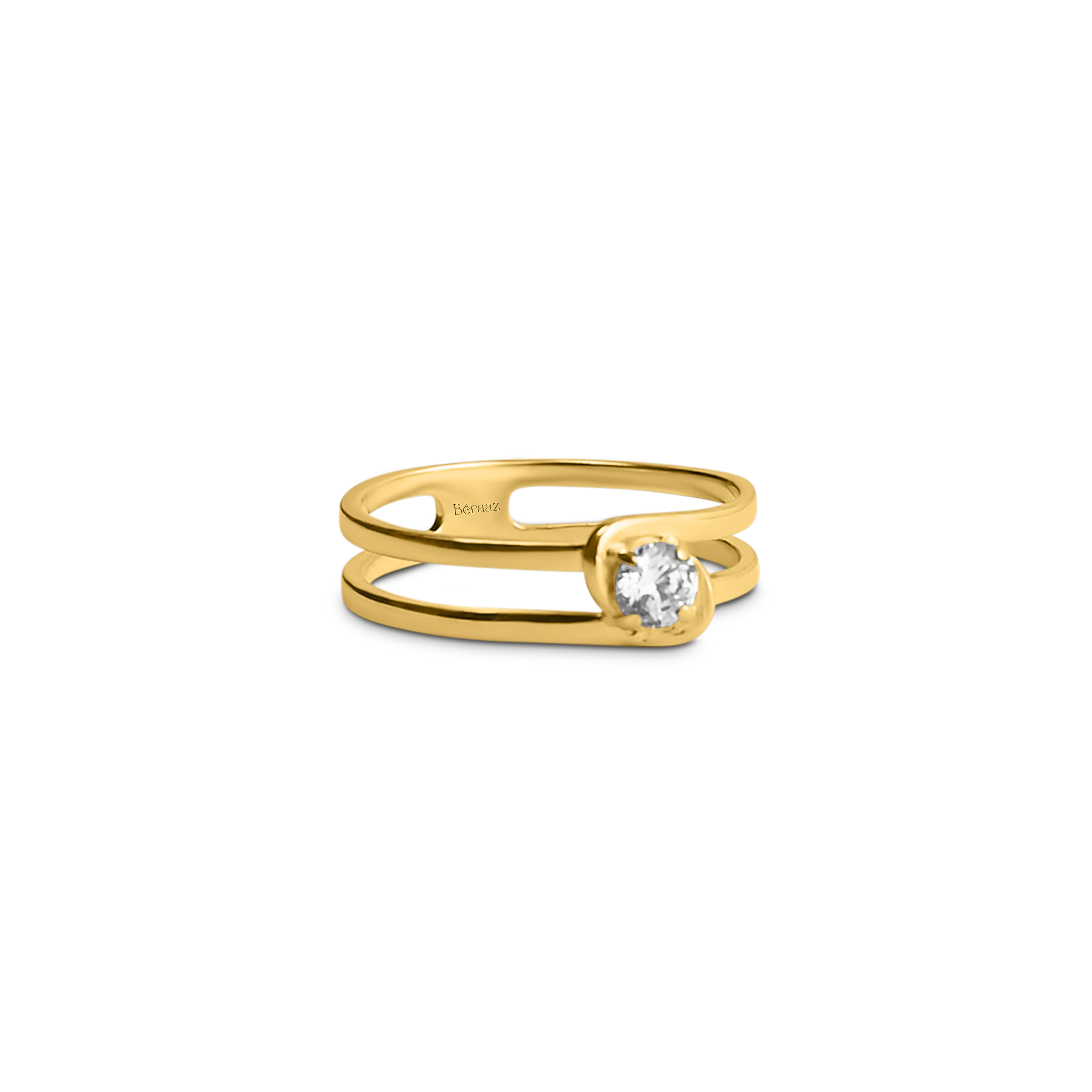 Double Band Zirconia Ring - Image 2