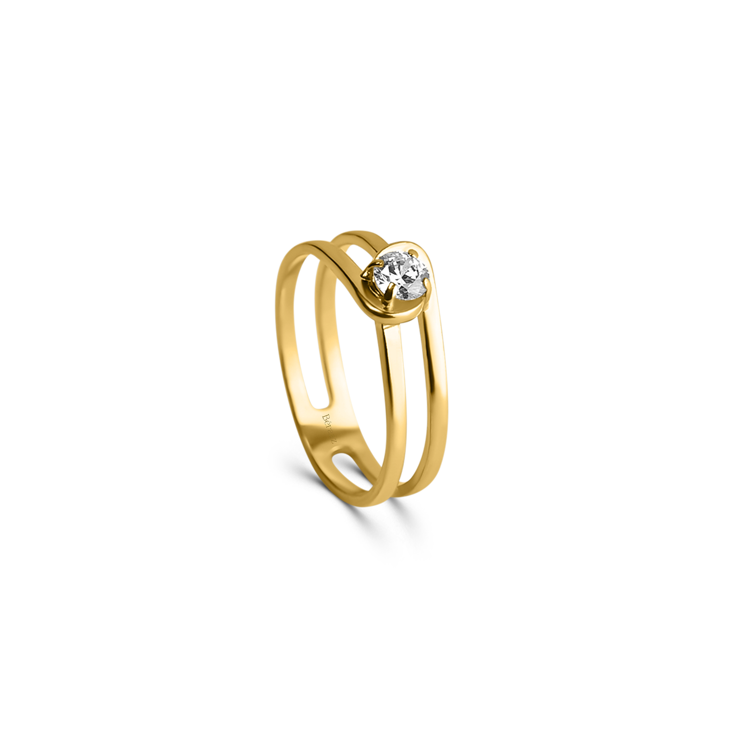 Double Band Zirconia Ring